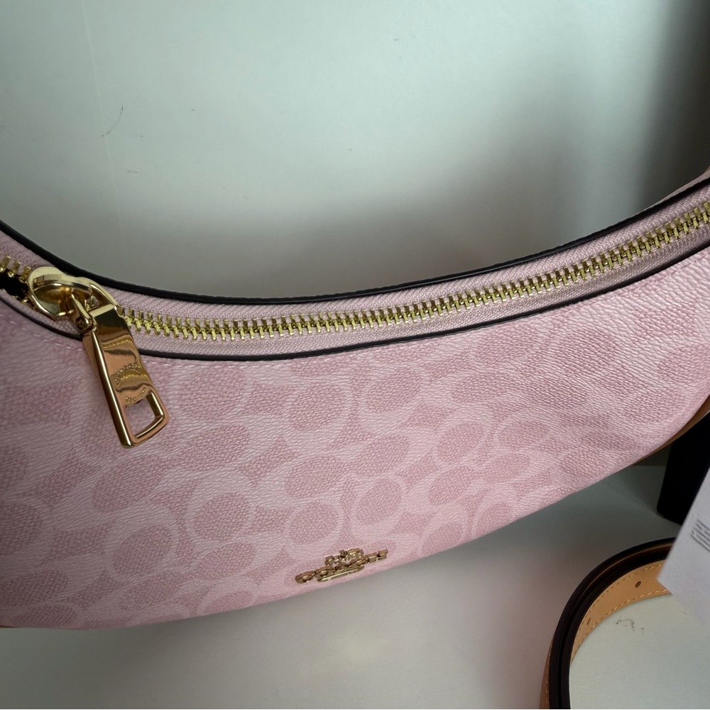 NWT Coach Emily Shoulder Bag In Signature Canvas With Charms - Picture 7 of 15
